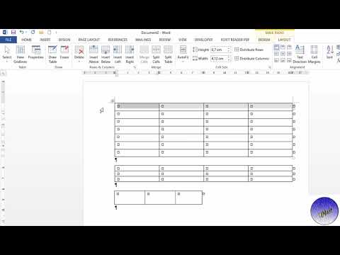 Видео: 12. #MicrosoftWord Как в ворде сделать таблицу