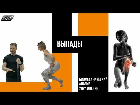 Видео: Выпады. Биомеханический анализ упражнения