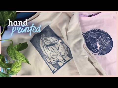 Видео: КАК Я ДЕЛАЮ ФУТБОЛКИ ЛИНОГРАВИРОВКОЙ ДОМА!✨Возвращаюсь к гравюре, но теперь с лошадьми!