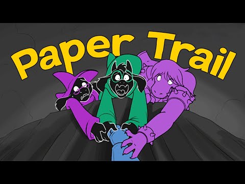 Видео: Paper Trail - 5 Часть Загадки и Ноэль (Комикс по Deltarune)