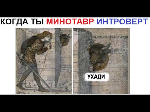 Видео: Лютые приколы. Минотавр интроверт