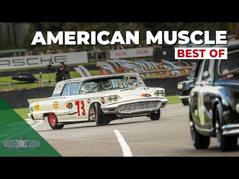 Видео: Лучшая американская сила на фестивале Goodwood Revival 2025