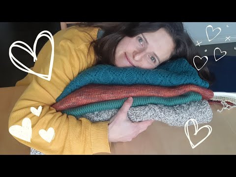 Видео: Мои любимые плечевые изделия. Готовые вязаные работы.