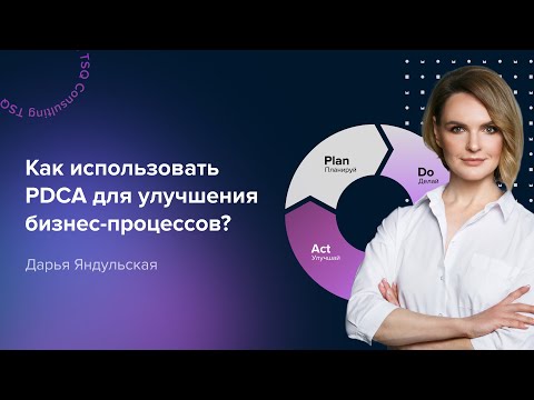 Видео: Цикл Деминга-Шухарта в работе с процессами. #pdca | Дарья Яндульская