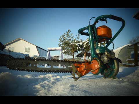 Видео: БЕНЗОПИЛА "ДРУЖБА-4" ДЛЯ ЛЕСПРОМХОЗА 1975Г. ОСМОТР И ЗАПУСК НА МОРОЗЕ.