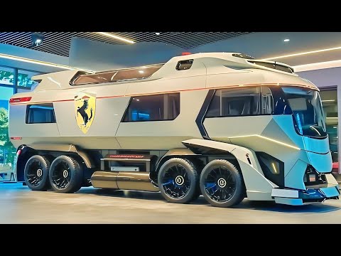 Видео: Ferrari Motorhome 2026 – Роскошь и скорость на колёсах | Обзор Auto Verse