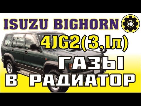 Видео: ISUZU BIGHORN. ДВС 4JG2. Газы в радиатор. (#AvtoservisNikitin)