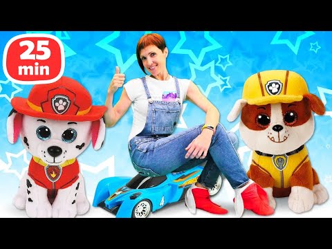 Видео: Игры в детский садик с Машей Капуки Кануки и игрушками Щенячий Патруль. Сборник для малышей