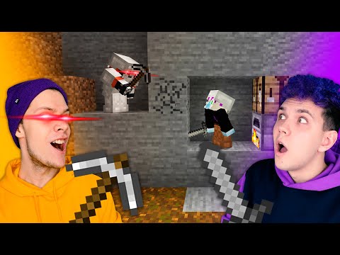 Видео: 👣 Прохожу майн, но друг ОХОТИТСЯ НА МЕНЯ 😱 Нуб vs Охотник *1 серия* @SuperScaryWolf