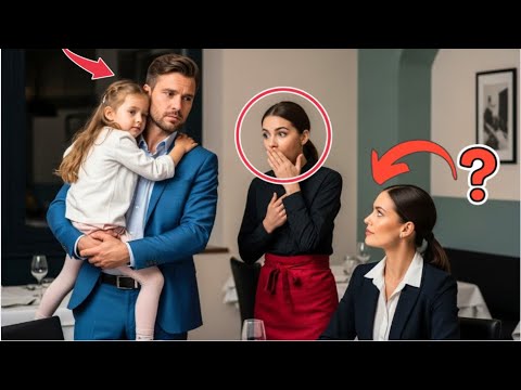Видео: Скромная официантка привела дочку на работу | Девочка обняла директора и назвала его папой!