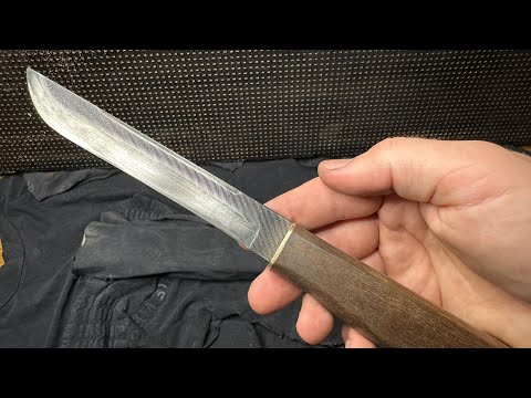 Видео: Виготовлення ножа зі старого напильника. Перший досвід #DIY