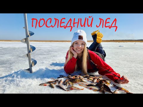 Видео: ОТОРВАЛАСЬ В КОНЦЕ СЕЗОНА! Шикарная рыбалка с ночевкой по последнему льду.