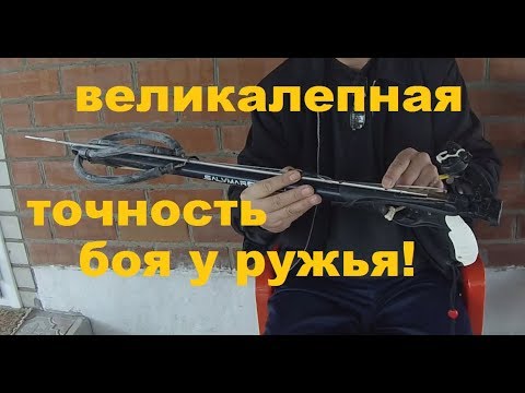 Видео: Подводная охота Бюджетное ружьё с великолепной точностью боя