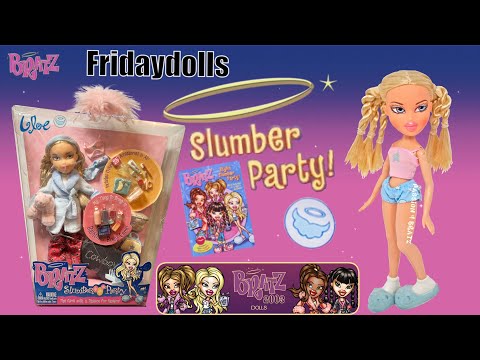 Видео: Обзор - распаковка Bratz Slumber Party Cloe