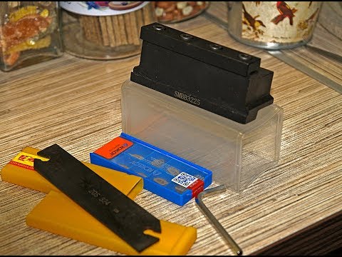 Видео: Токарный отрезной резец SMBB 3225 с Алиэкспресс. Небольшой тест.