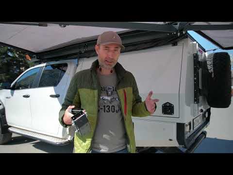 Видео: Автомобильная веерная маркиза 270 градусов