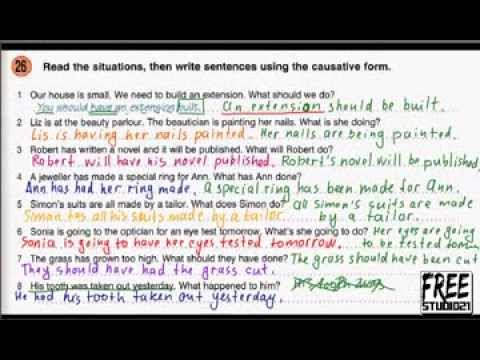 Видео: Causative VS Passive Voice_упражнение