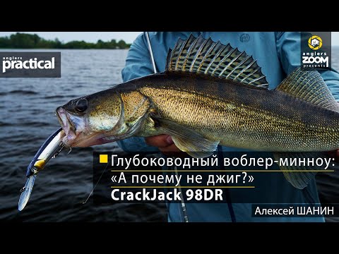 Видео: Глубоководный воблер-минноу: «А почему не джиг?»  CrackJack 98DR. Алексей Шанин Anglers Practical.