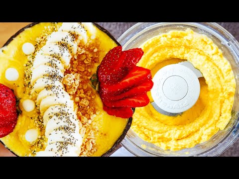 Видео: Как приготовить смузи в миске в кухонном комбайне