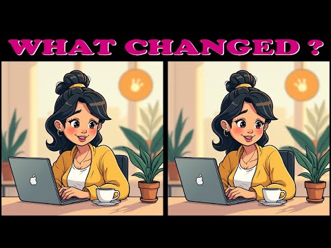 Видео: 🧩 Головоломка на концентрацию Вы готовы? | Тест на внимательность "Найди 3 отличия" 🔍 585