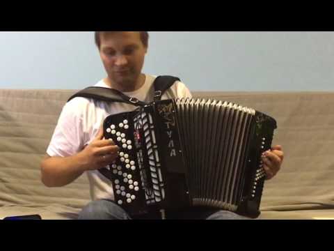 Видео: Миди баян на базе Тула БН-51 от Владимира Бутусова и салона Баянист