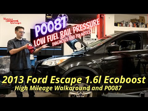 Видео: Ford Escape 2013 года — Диагностика/Устранение неполадок P0087 и осмотр 161 тыс. миль