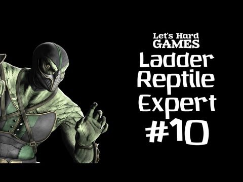 Видео: Лестница Mortal Kombat 9: Komplete Edition #10 Reptile [Ladder Expert][PC]