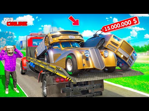 Видео: УГНАЛ САМЫЕ ДОРОГИЕ ТАЧКИ В GTA 5! БИТВА ЭВАКУАТОРОВ В ГТА 5 ОНЛАЙН | НАШЕЛ 3 ЗОЛОТЫЕ ТАЧКИ