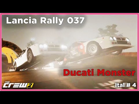 Видео: Lancia Rally 037 и Ducati Monster. Итальянские заезды на суперкарах в гонке The Crew 2 Ital 4