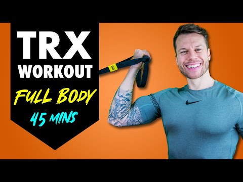 Видео: Тренировка TRX для наращивания сухой мышечной массы (все тело, 45 минут)