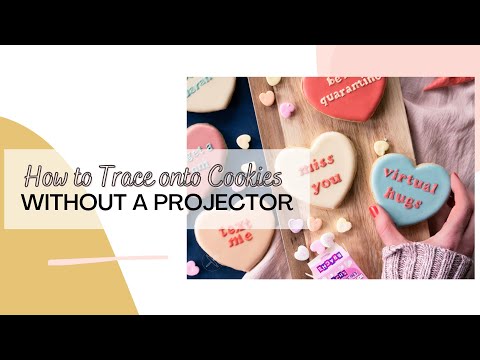 Видео: Как нанести рисунок на печенье без проектора