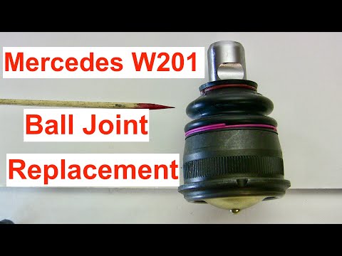 Видео: Замена шарового шарнира Mercedes