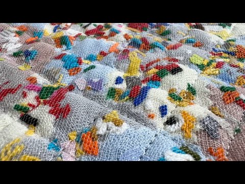 Видео: ВАУ фактура из обрезков и остатков ткани! Полная утилизация! Upcycling! DIY!