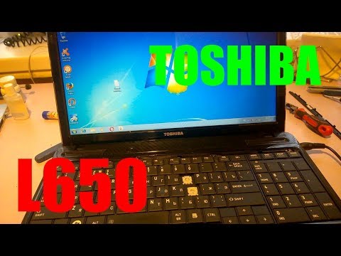 Видео: Toshiba L650 - замена процессора на core i5
