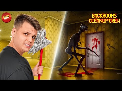 Видео: ТУПО СТАЛИ УБОРЩИКАМИ В BACKROOMS?!
