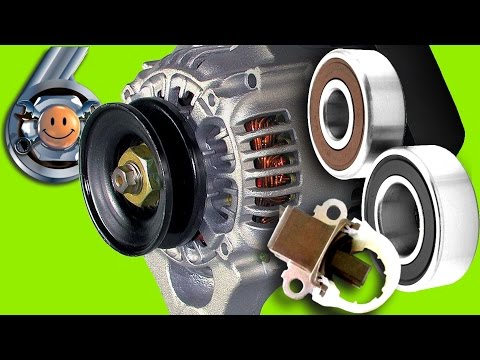 Видео: РЕМОНТ ГЕНЕРАТОРА. Как заменить щетки и подшипники. (dzen.ru/garage_6)