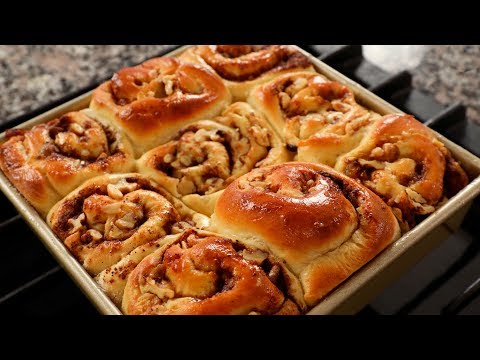 Видео: Булочки с корицей