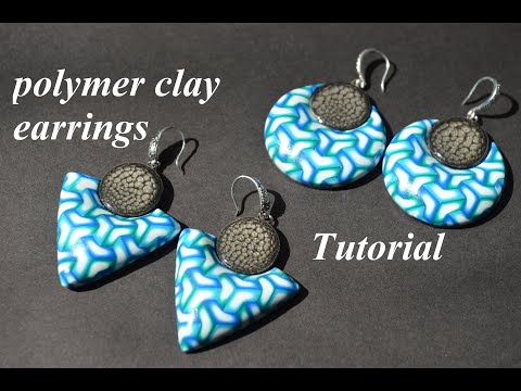 Видео: NEW idea for polymer clay earrings using LC CZEXTRUDER полые серьги из полимерной глины DIY