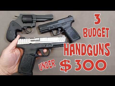 Видео: 3 надёжных пистолета до 300 долларов — Smith & Wesson — Rock Island — Glock Clone