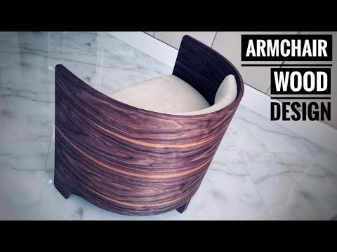 Видео: How to make a modern Armchair part1. Woodworking. Как сделать мебель.