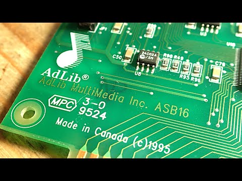 Видео: Это последняя 8-битная звуковая карта, когда-либо созданная AdLib?