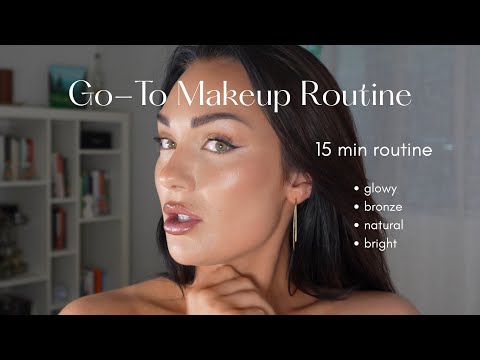 Видео: Мой любимый макияж! Мне нравится ощущение яркости, бронзового загара и лёгкости. #makeuproutine #...