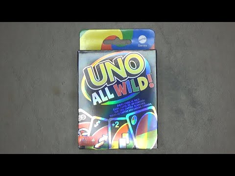 Видео: Открытие карточной игры UNO All Wild!