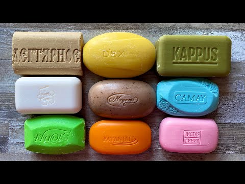 Видео: ASMR Soap cutting | Soap Carving|Резка мыла  | ASMR