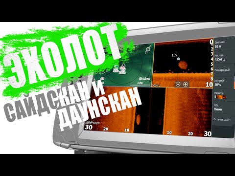 Видео: Даунскан и сайдскан. Как показывает рыбу эхолот.