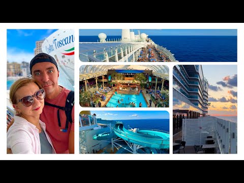 Видео: Обзор Лайнера Costa Toscana🛳️Бассейны Аквапарк Магазины🏊‍♀️День в Море 🌊Круиз День 5🗓️Влог 2.10.2025