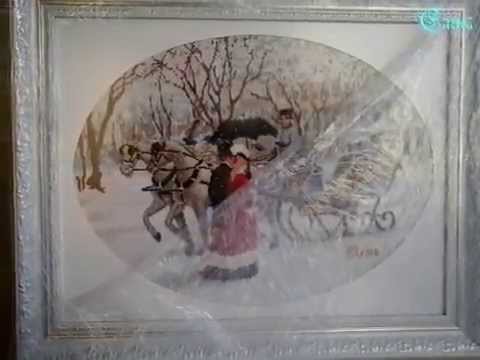 Видео: Сказ о том, как вышивку испортили  багетных дел мастера