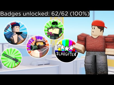 Видео: Я выиграл ВСЕ ЗНАЧКИ АРСЕНАЛА за 25 минут | ROBLOX