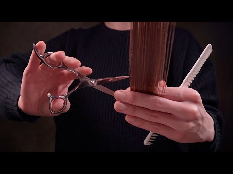 Видео: [ASMR] Стрижка волос, расслабляющий звук для сна(No Talking)