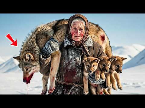 Видео: «Не смей уходить!» — Старуха вышла в бурю спасти волчицу… и нашла судьбу